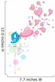 Lovebird Bubbles Wall Decal