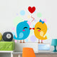 Lovebirds Kissing