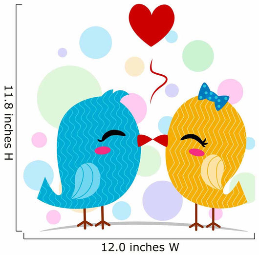Lovebirds Kissing