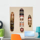 African Masks Wall Wall Mural