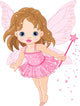 Little Baby Fairy Wall Decal