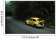 Yellow Vw Beetle 1302 Wall Decal