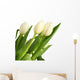 White Tulip Flower Wall Decal