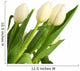 White Tulip Flower Wall Decal