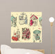 Fairy Tale Toile Wall Decal Design 1