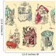 Fairy Tale Toile Wall Decal Design 1