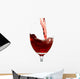 Red Wine Wall Decal