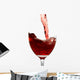 Red Wine Wall Decal
