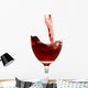 Red Wine Wall Decal