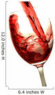 Red Wine Wall Decal