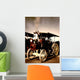 Old Steam Engine Tractor Wall Mural