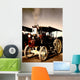 Old Steam Engine Tractor Wall Mural