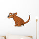 Brown Dog Wall Decal