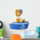 baby bear card Wall Decal