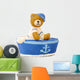 baby bear card Wall Decal