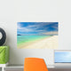 Tropical Beach under Blue Wall Mural