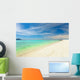 Tropical Beach under Blue Wall Mural