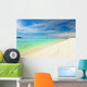 Tropical Beach under Blue Wall Mural