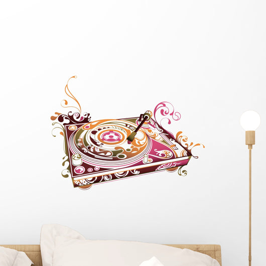 Retro Music Hifi Wall Decal