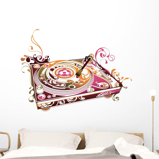 Retro Music Hifi Wall Decal