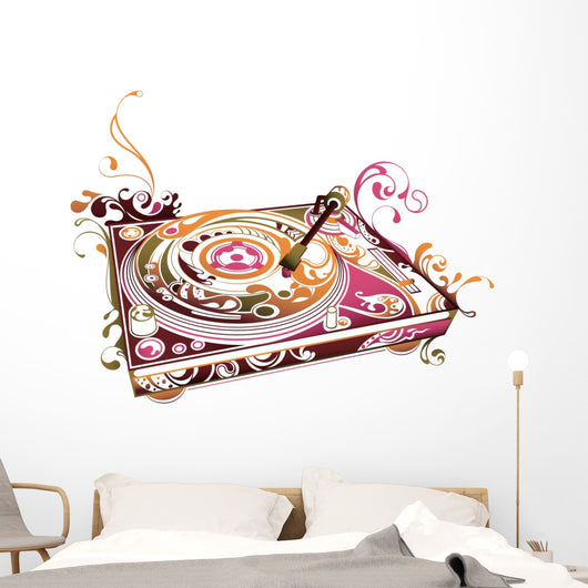 Retro Music Hifi Wall Decal