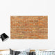 Weathered Red Brick Wall Wall Decal