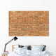 Weathered Red Brick Wall Wall Decal