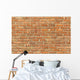 Weathered Red Brick Wall Wall Decal
