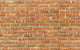 Weathered Red Brick Wall Wall Decal