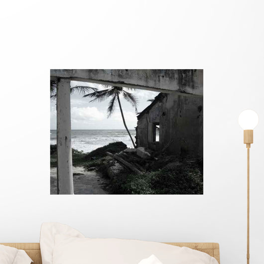 Tsunami Ruins Wall Decal
