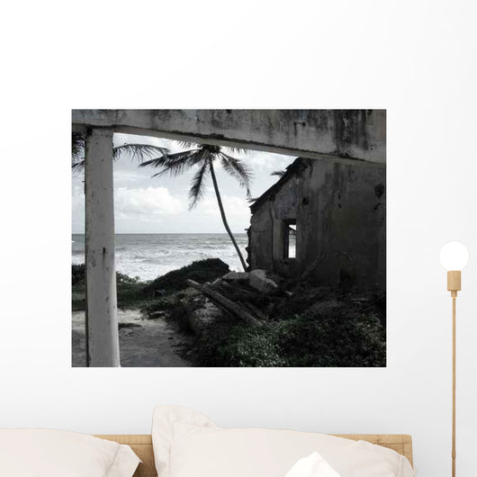 Tsunami Ruins Wall Decal