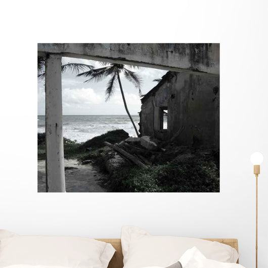 Tsunami Ruins Wall Decal
