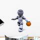 Robot Playing Basketball Wall Decal