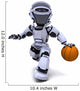 Robot Playing Basketball Wall Decal