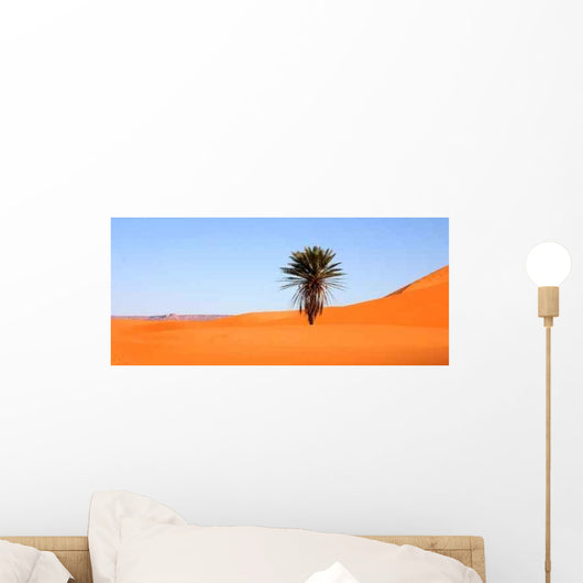 Palm Tree Middle Desert Wall Decal