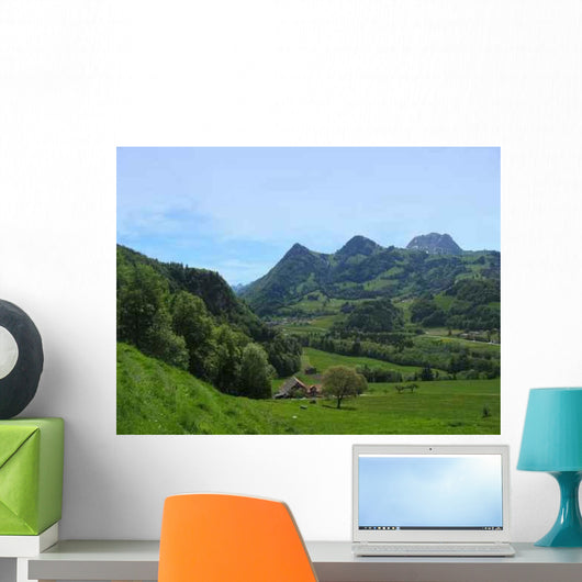 Alpages Suisses Wall Decal