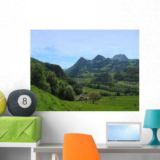 Alpages Suisses Wall Decal