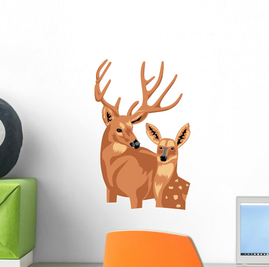 Deers Wall Mural
