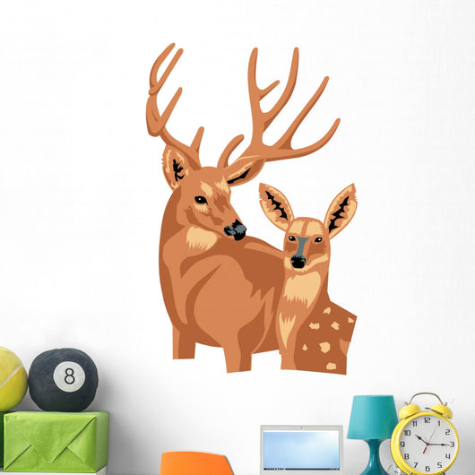 Deers Wall Mural