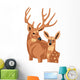 Deers Wall Mural
