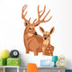 Deers Wall Mural