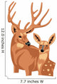 Deers Wall Mural