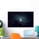 Glowing Full Moon with Wall Decal