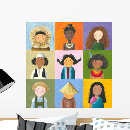 Children of the World Wall Mural