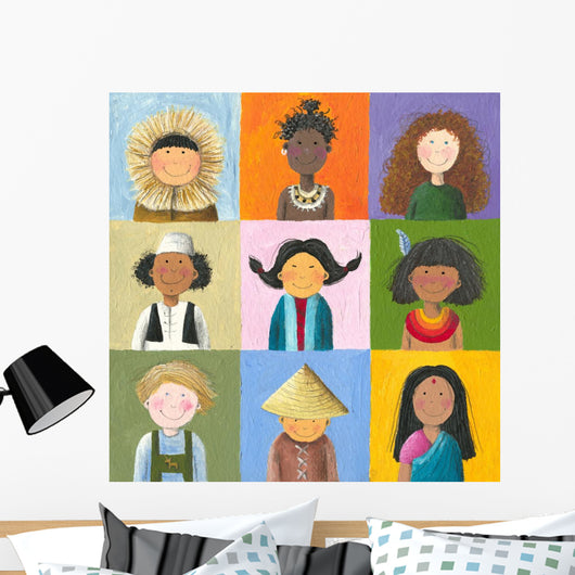 Children of the World Wall Mural