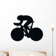 Sport Silhouette Bicycle Racer Wall Mural