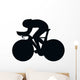 Sport Silhouette Bicycle Racer Wall Mural