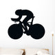 Sport Silhouette Bicycle Racer Wall Mural