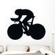 Sport Silhouette Bicycle Racer Wall Mural
