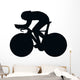 Sport Silhouette Bicycle Racer Wall Mural